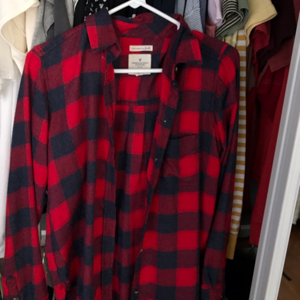 red and blue flannel!! - Picture 1 of 1